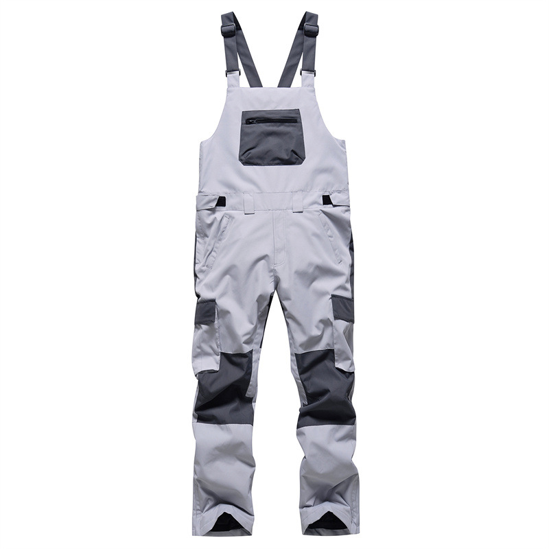 Picture of New color matching ski pants windproof Waterproof warm breathable lovers ski pants support a generation of wholesale