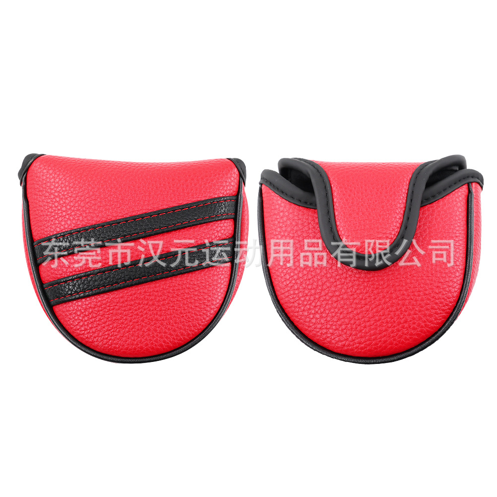 Picture of Factory direct cross-border e-commerce golf club cover pu club cover ball head protective cover push rod cap cover