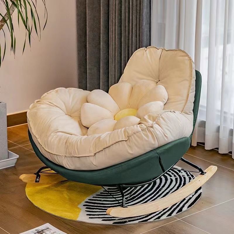Sleeping eggshell rocking chair, lounge chair, lazy sofa, Nordic style living room, penguin bedroom, luxury balcony, single sleeper