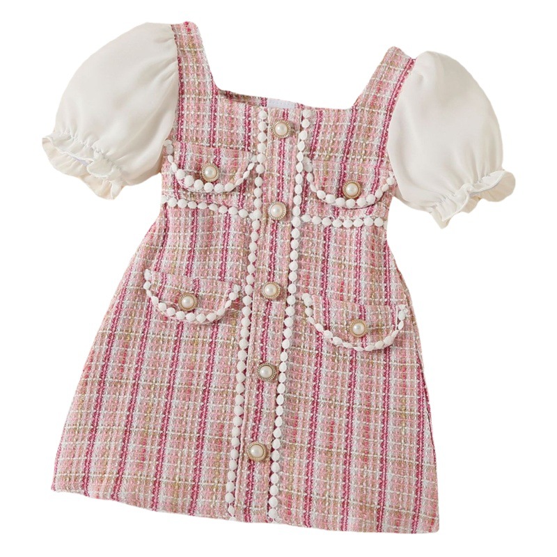 Girl's Dress Summer Dress Chanel Style Skirt 2023 New Children's Princess Dress Children's Dress Girl's Stylish Dress