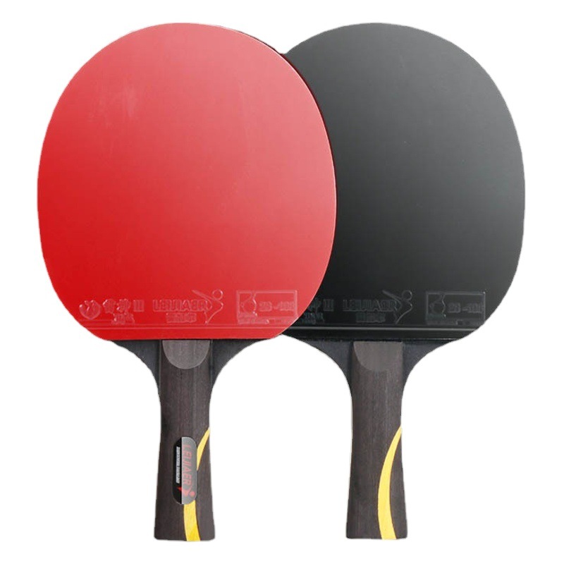 Leica Genuine Six-Star Kuangbiao Wang Long Rubber Table Tennis Racket High Elasticity Offensive Competition Training Horizontal Shot Straight Shot