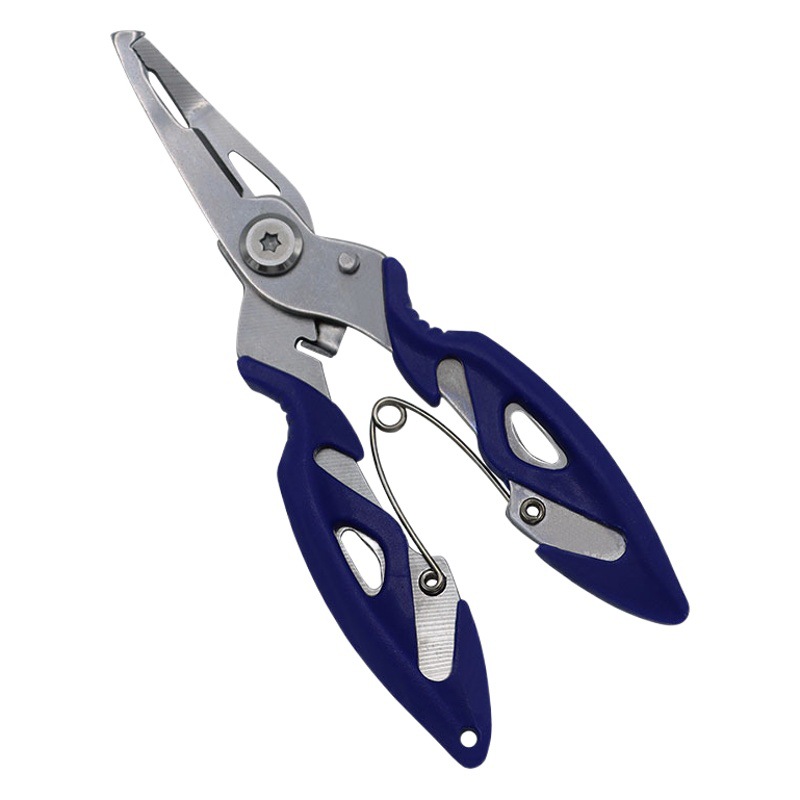 Stainless Steel Curved Mouth Fishing Pliers Multifunctional Luya Pliers Fishing Shear Fish Control Hercules Fish Line Shear Fishing Supplies