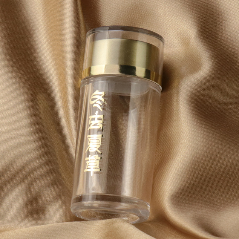 Picture of Cordyceps sinensis empty bottle high-grade acrylic capsule vial 1 3 10 sub-bottled sealed factory wholesale