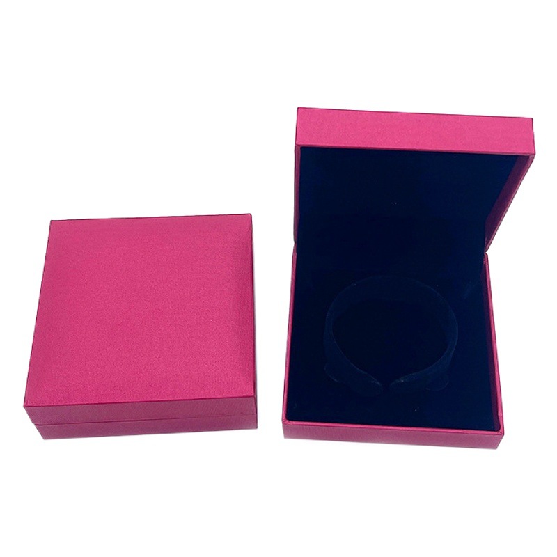 Rose red bracelet packaging box jewelry box leather-filled paper plastic box printing bracelet jewelry gold storage box jade box
