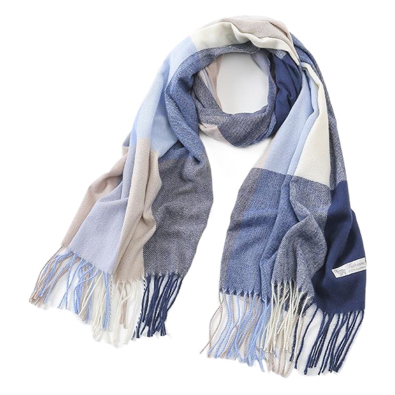 Scarf for Women Winter 2025 Imitation Cashmere Scarf Korean Dongdaemun Plaid Scarf Autumn New Korean Version Scarf Wholesale