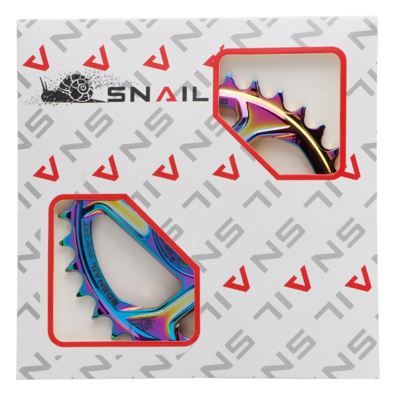 Mountain bike GXP straight-mounted integrated single disc 3/6mm positive and negative tooth disc 30/32/34/36/38/40T