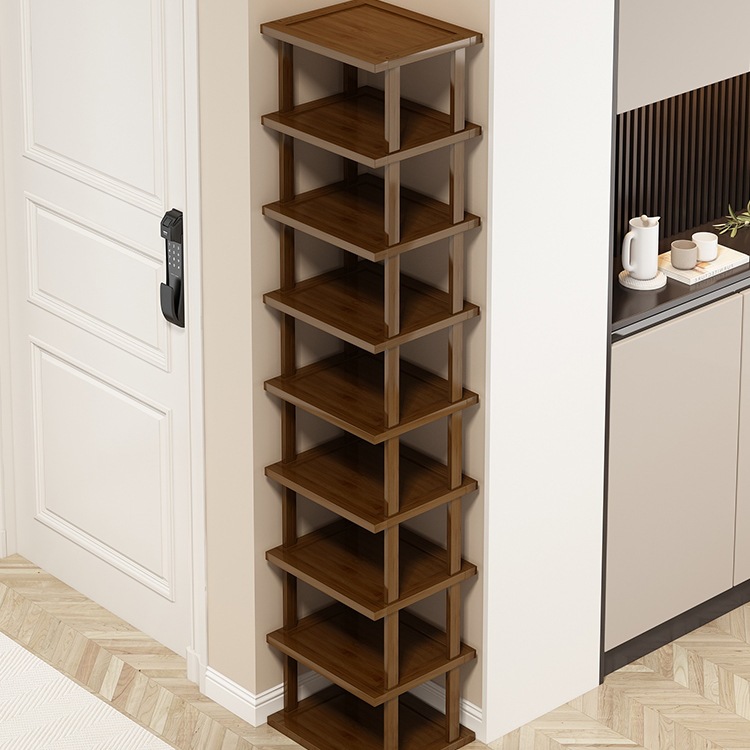 Shoe Rack Multi-Layer Household Small Narrow Doorway Simple Shoe Cabinet Entry Door Storage Rack Shoe Storage 2025