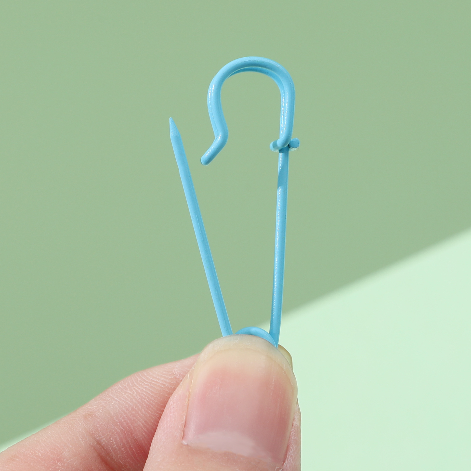 Picture of Japanese and Korean Color Metal Paint Oversized Pin DIY Handmade Jewelry Accessories Shawl Wool Buckle Safety Pin Brooch