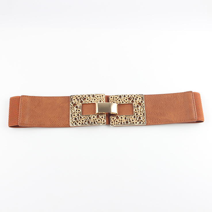 Picture of European and American simple all-match women's elastic belt waist seal princess dress decorative belt elastic Korean fashion women's belt