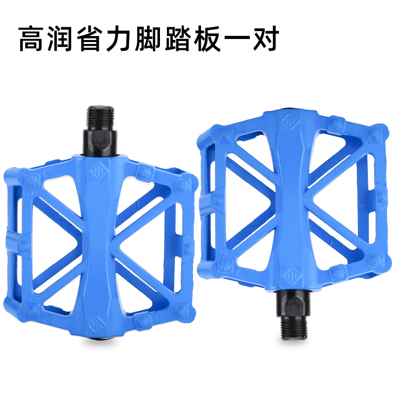 Picture of Cross-Border Aluminum Alloy Double-Bead Pedals Bicycle Ball Pedals Mountain Bike Aluminum Alloy Pedals X-Shaped Pedals
