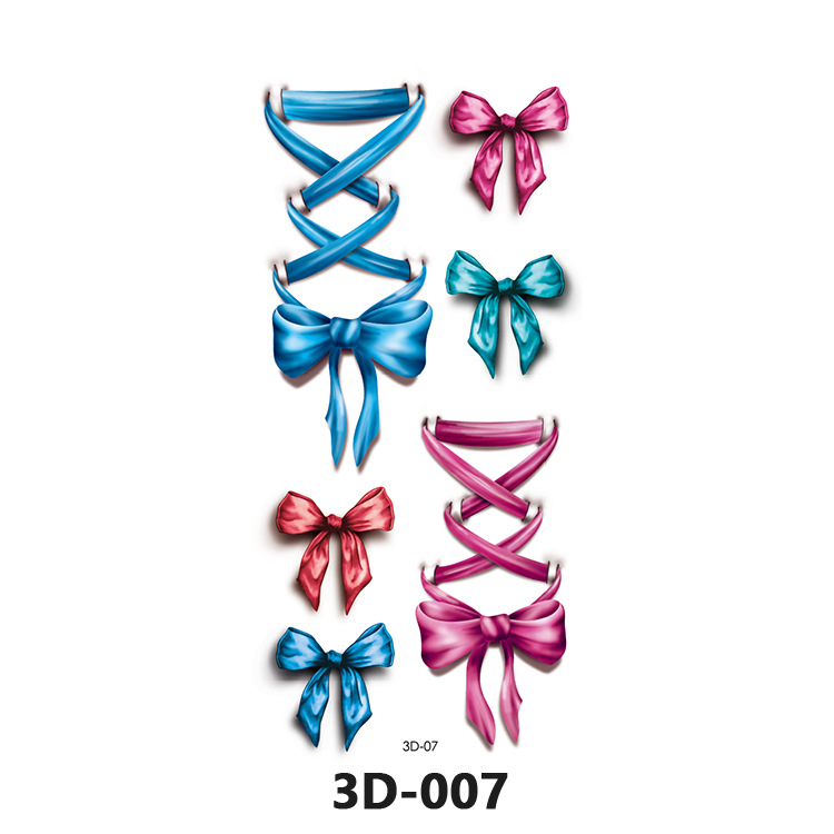 Picture of Spot Wholesale 3D Butterfly Waterproof Sweat Female Stereo Artificial Creative Temporary Stickers European and American Cross-Border Butterfly Tattoo Stickers