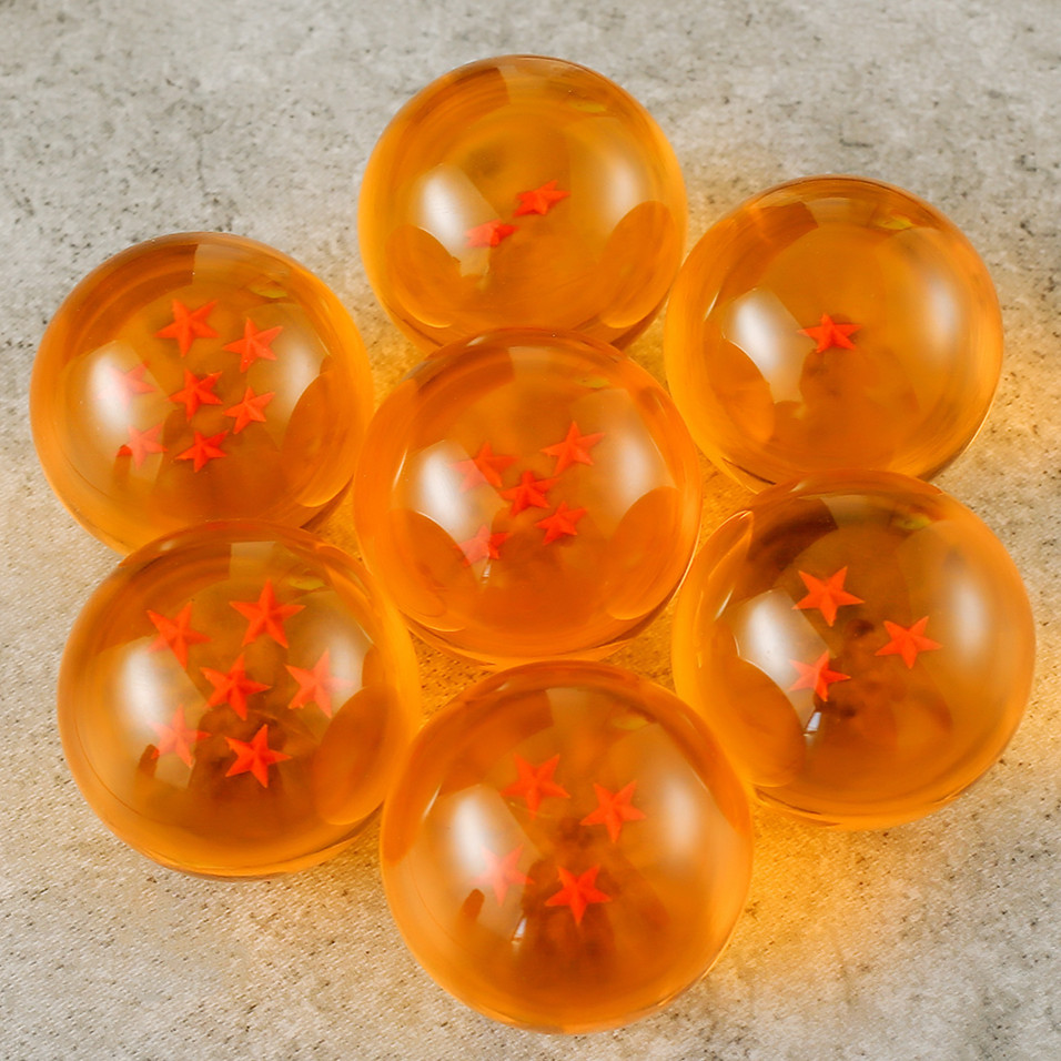Picture of Resin Dragon Ball Stereo Star Bead Game Crystal Ball PP Bag Creative Gift Ornaments Acrylic Dragon Ball Handmade