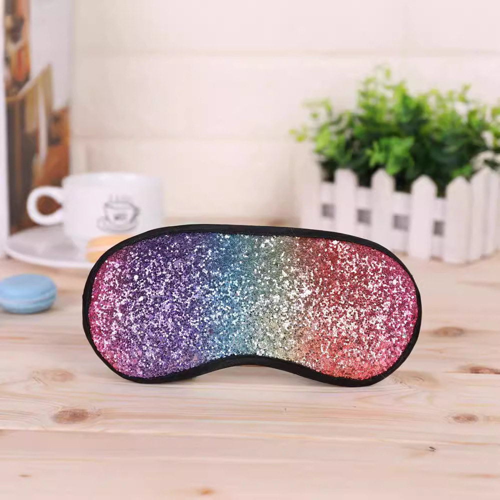 Picture of 511 Yu Ruifeng foreign trade new colorful sequins sleep eye mask shading unisex eye mask wholesale