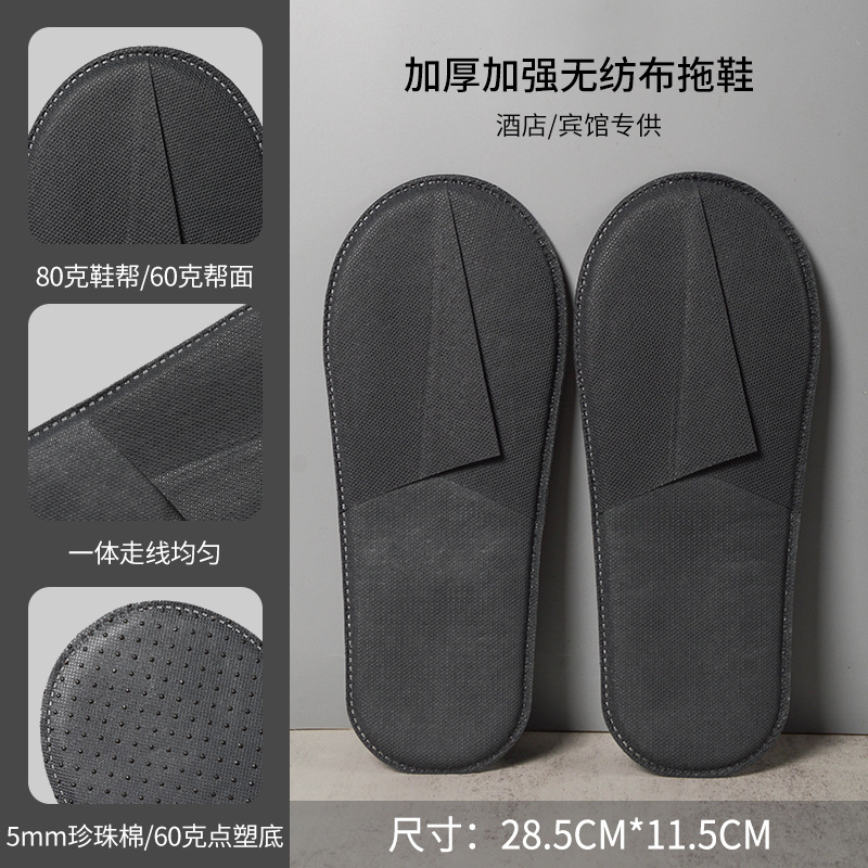 Picture of Disposable Slippers for Star Hotels, B&Bs, Special for Summer Home Use, Non-Slip, Thickened, Hospitality, Customized Wholesale