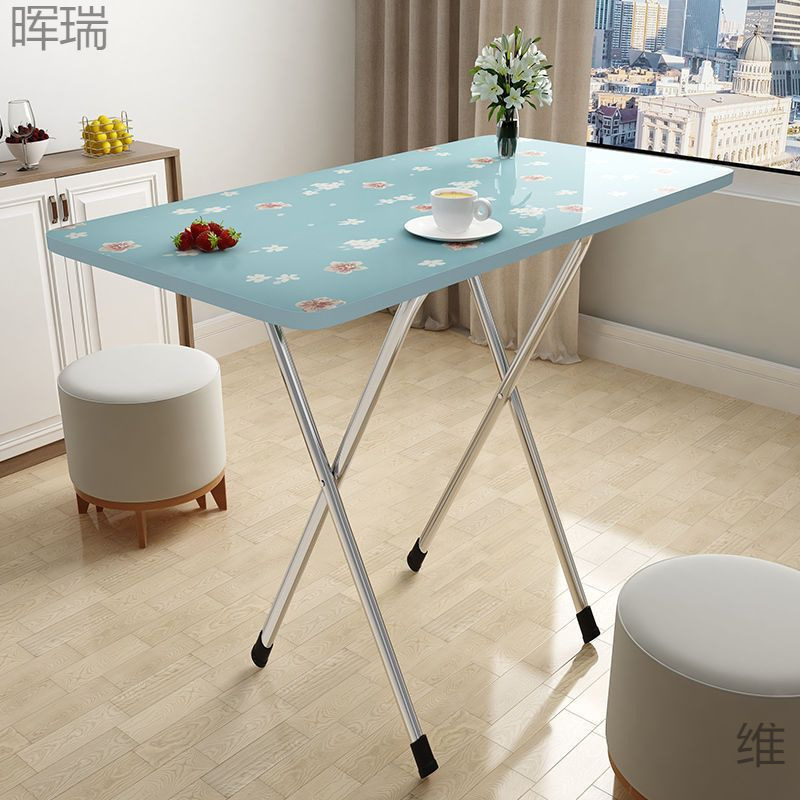 Table Small Table Folding Dining Rental Dormitory Dining Table Study Table Rectangular Street Stall Home Writing Table