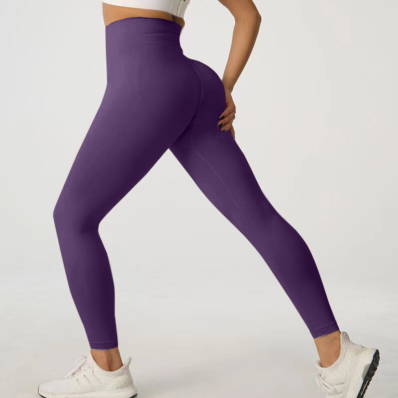 Picture of Wholesale spring peach hip yoga pants sports cycling pants quick-drying yoga clothing high waist tight fitness pants generation hair