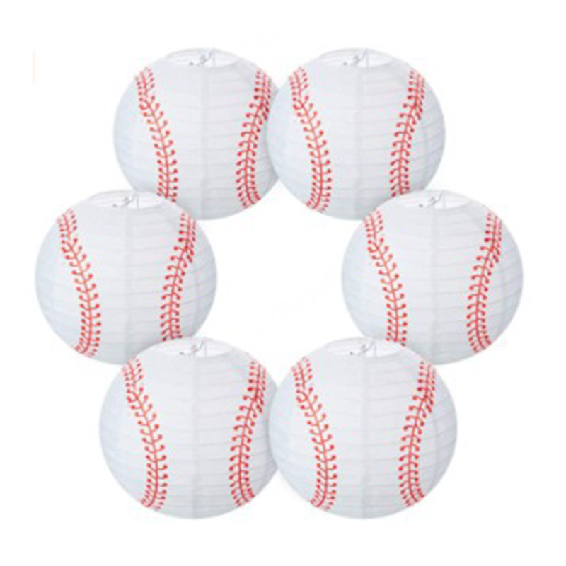 Picture of Basketball football paper lantern sports festival props decoration sports mall scene layout rugby