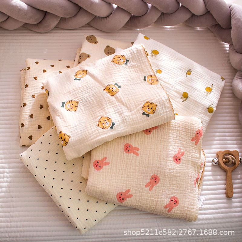 Picture of Gauze Blanket Holding Quilt Cotton Bath Towel Newborn Supplies Class A Baby Bag Single Bag for Newborn Infants