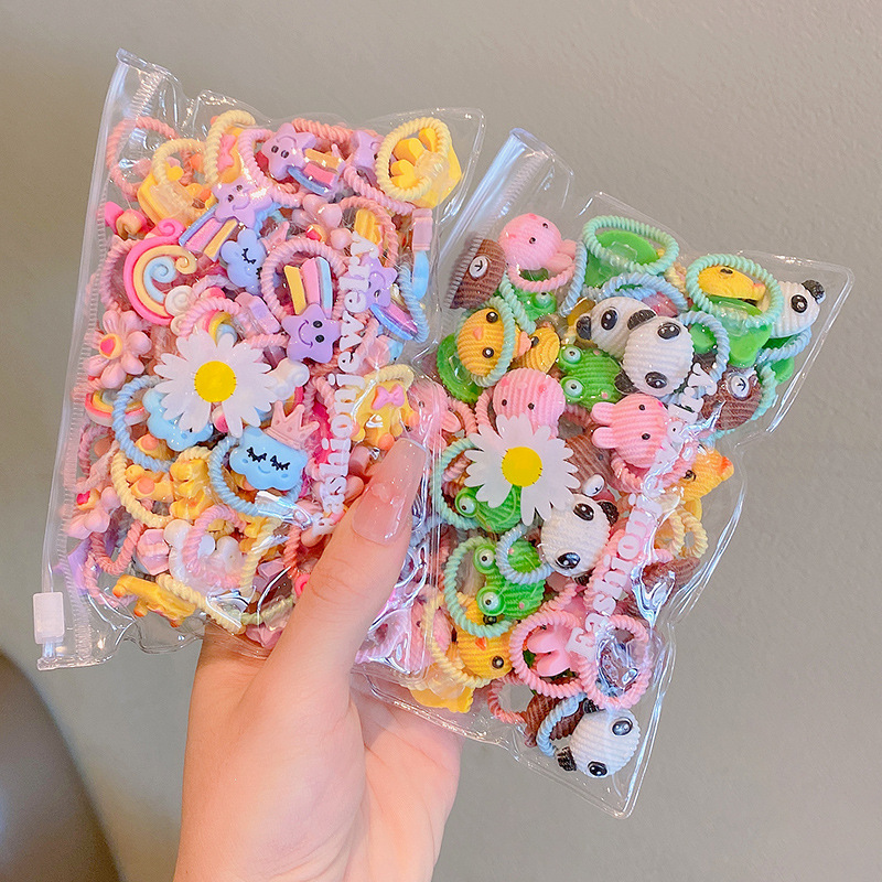 Picture of Children's rubber band does not hurt hair, good elasticity, Girl's rubber band, baby's hair rope, small size tie hair, hair ring, hair accessories