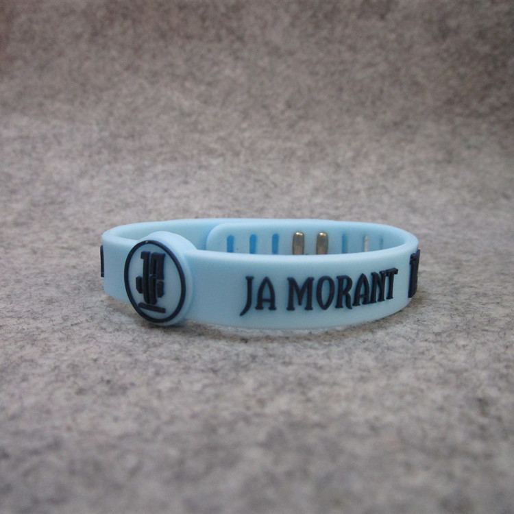 Picture of Basketball Star Grizzly Bear No. 12 Morant Sports Adjustable Bracelet Silicone Wristband Fans Gift Couple Jewelry