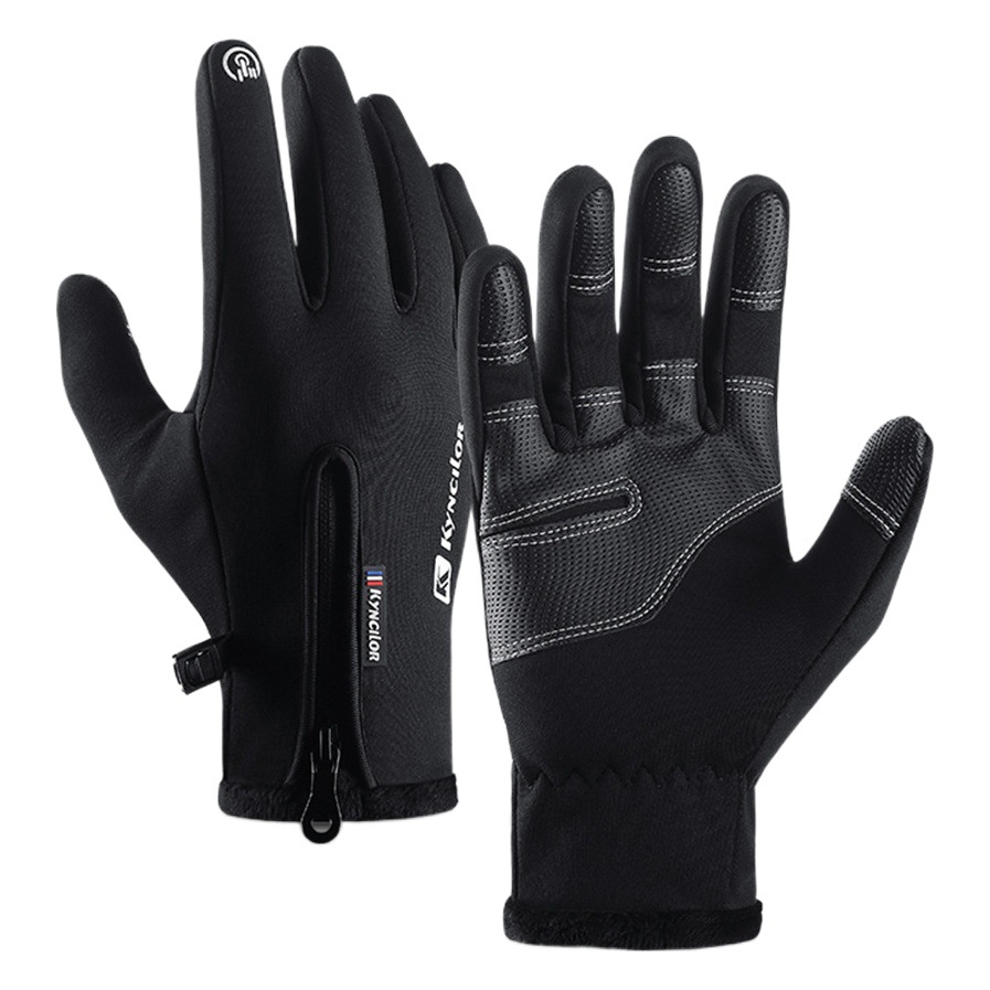 Outdoor Sports Gloves for Men and Women, Winter Fleece-Lined and Thickened, Touchscreen Compatible, for Skiing, Cycling, and Keeping Warm in Autumn and Winter