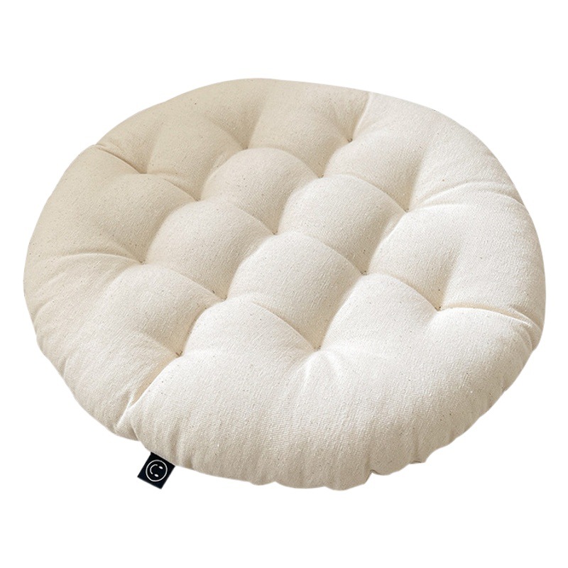 Modern simple Japanese style solid color cushion chair cushion office long-sitting student cotton wear-resistant chair cushion in stock wholesale