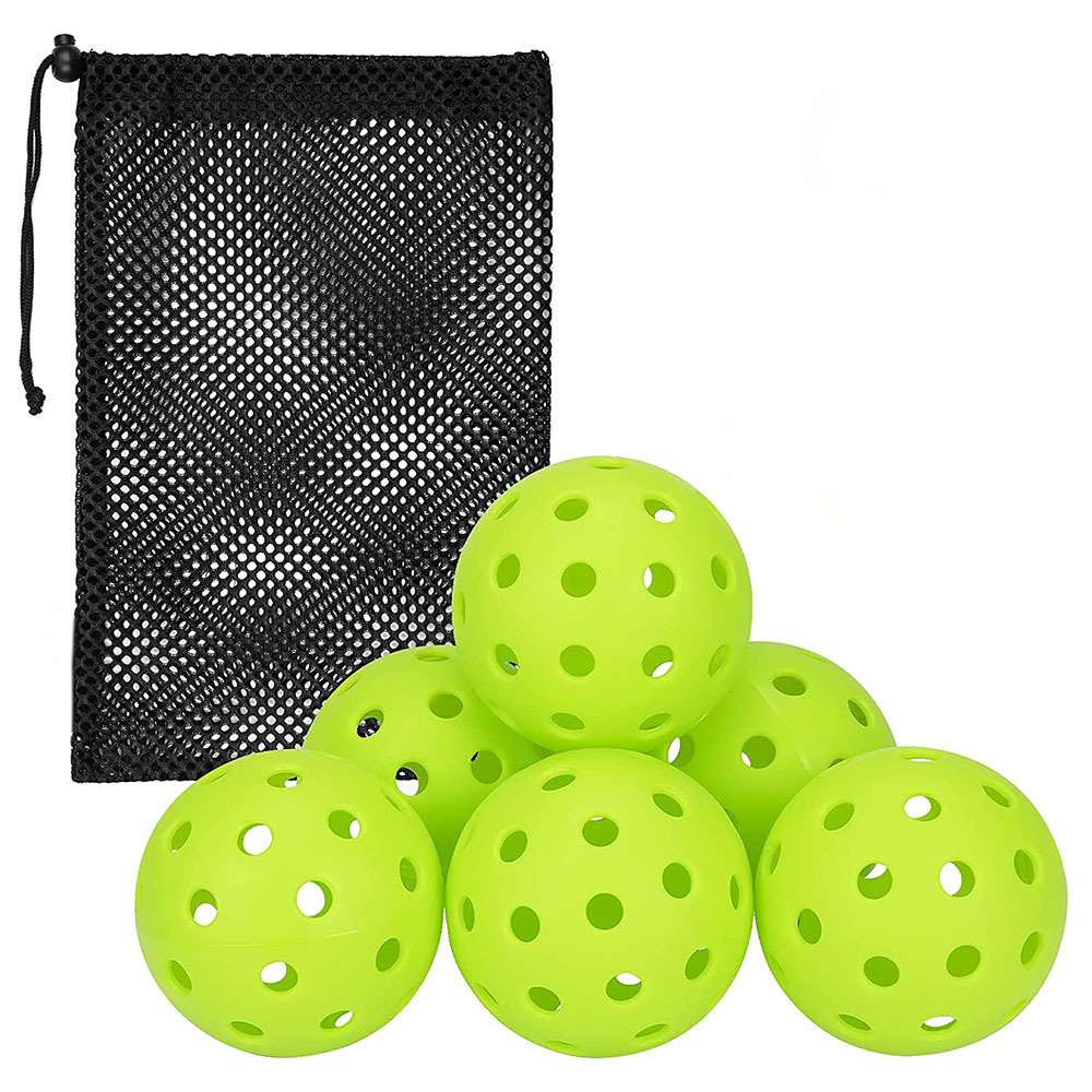 Picture of Factory Direct Sales in stock pick ball 40 hole ball hole ball pickleballs74mm rotational plastic injection luminous ball