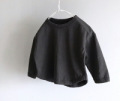 Picture of Autumn Boys' Long-Sleeve T-Shirt Bamboo Cotton Children's Top A-Class Solid Color Round Neck Girls' Base Shirt Baby Toddler