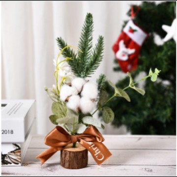 Picture of Christmas tree decoration small ornaments window mini Christmas tree gifts Christmas table small Christmas tree decorations