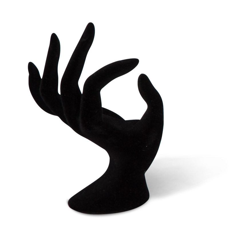 Picture of Cross-border spot ring display stand plastic OK hand mold jewelry shooting live props bracelet bracelet display stand
