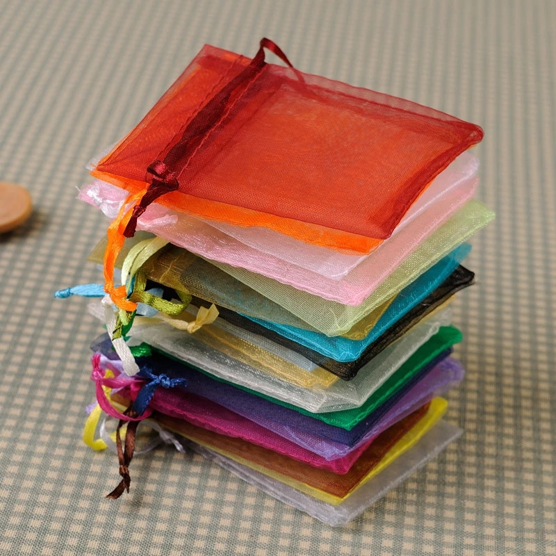 Plain Pearl Gauze Bag Bundle Pocket Trial Packing Bag Gift Bag Mesh Bag Drawstring Mesh Bag Candy Bag