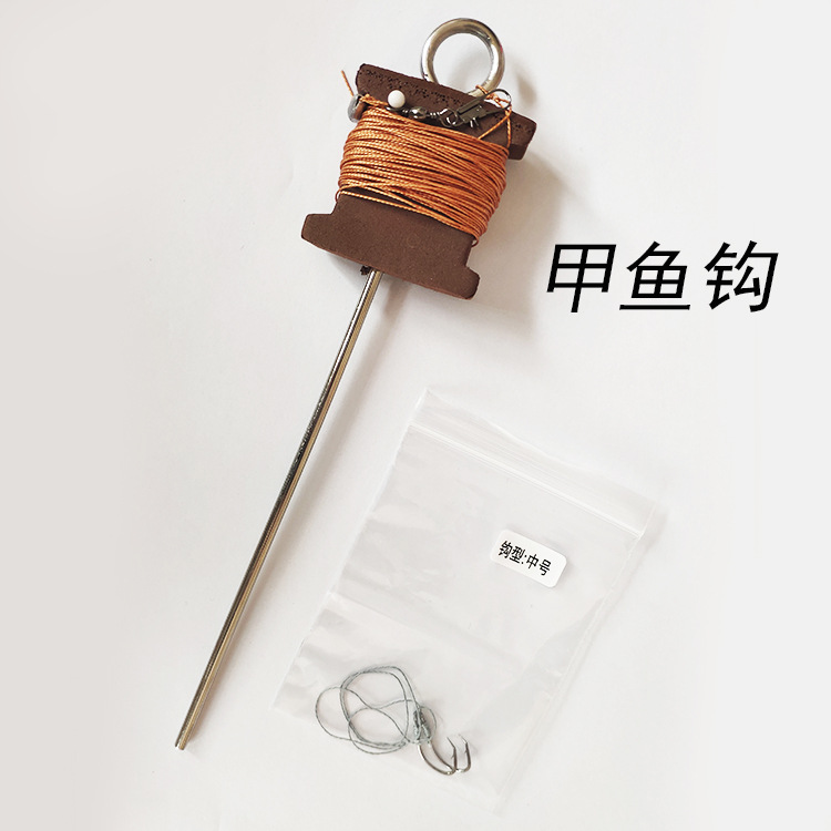 Tie the turtle hook, the king's hook, the turtle hook, the black fish hook, the crooked head hook, the catfish hook, the ricefield eel hook, the crooked mouth double needle