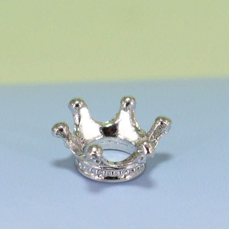 Picture of Violent Bear Head Crown Doll Head Accessories Small Mini Crown Alloy Ornament Crystal Ball Base Display Rack