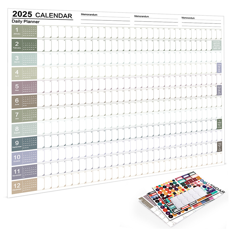 Picture of 2026 Full Year English Edition Desk Calendar Korean Version Desktop Wall Calendar Creative Simple Planner Amazon