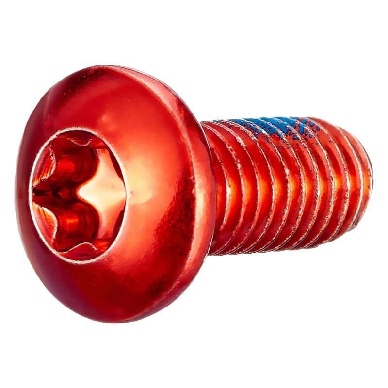 Mountain Road Bicycle Universal Disc Screws T25 Plum Blossom Disc Brake Disc Screws Alloy Steel Colorful Screws