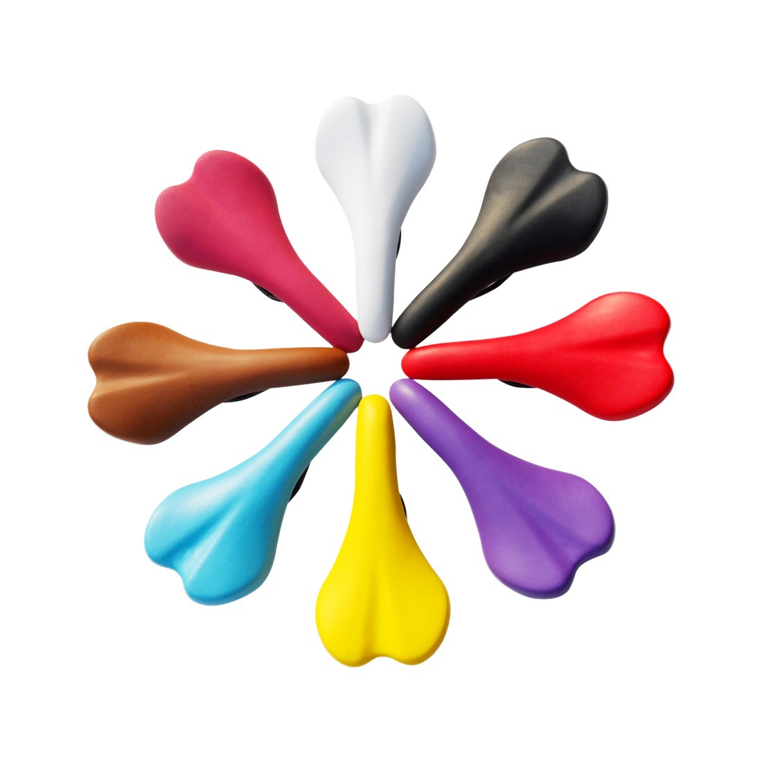 Bicycle Seat Cushion Saddle Seat Bag Colorful Fixed Gear Bike Road Bike Competitive Outdoor Cycling Accessories Black