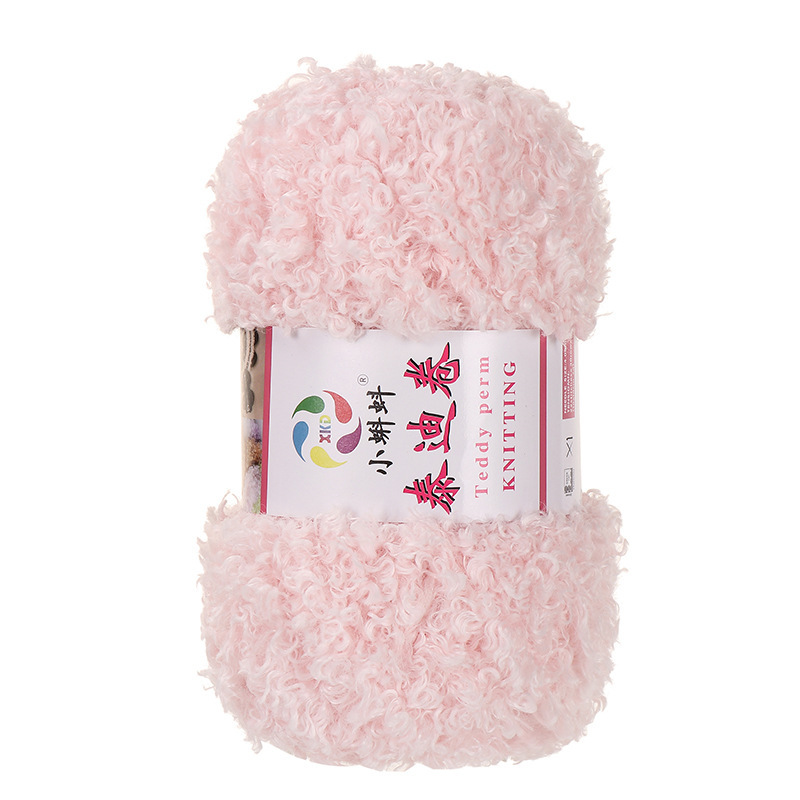 Picture of Wholesale Teddy Curly Wool Loop Thread Handmade DIY Loop Velvet Crochet Thread Hand Knitted Scarf Doll Thread