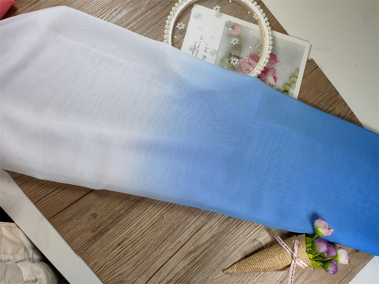Picture of Dance Photography Photo Gradient Silk Scarf Art Photo Props Dance Performance Elegant Body Etiquette Scarf