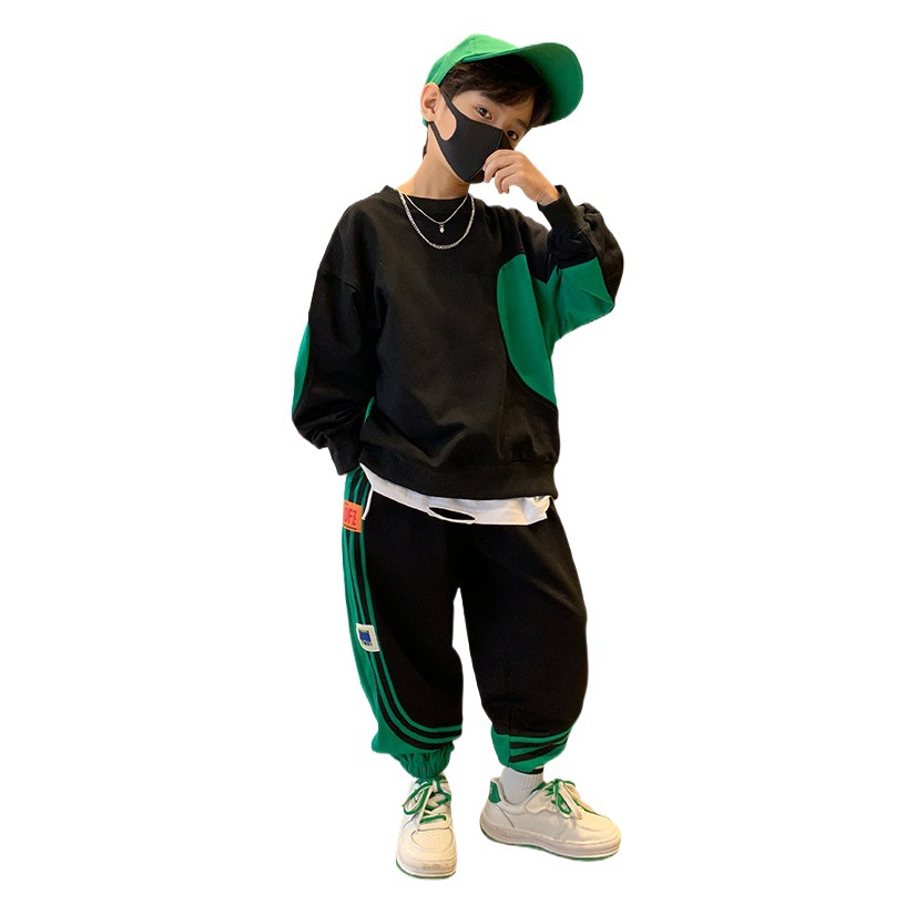 Children's Clothing Boys Autumn Clothing suit 2025 New Spring and Autumn Sports Boys Middle and Big Children Autumn Handsome Sweat Trendy