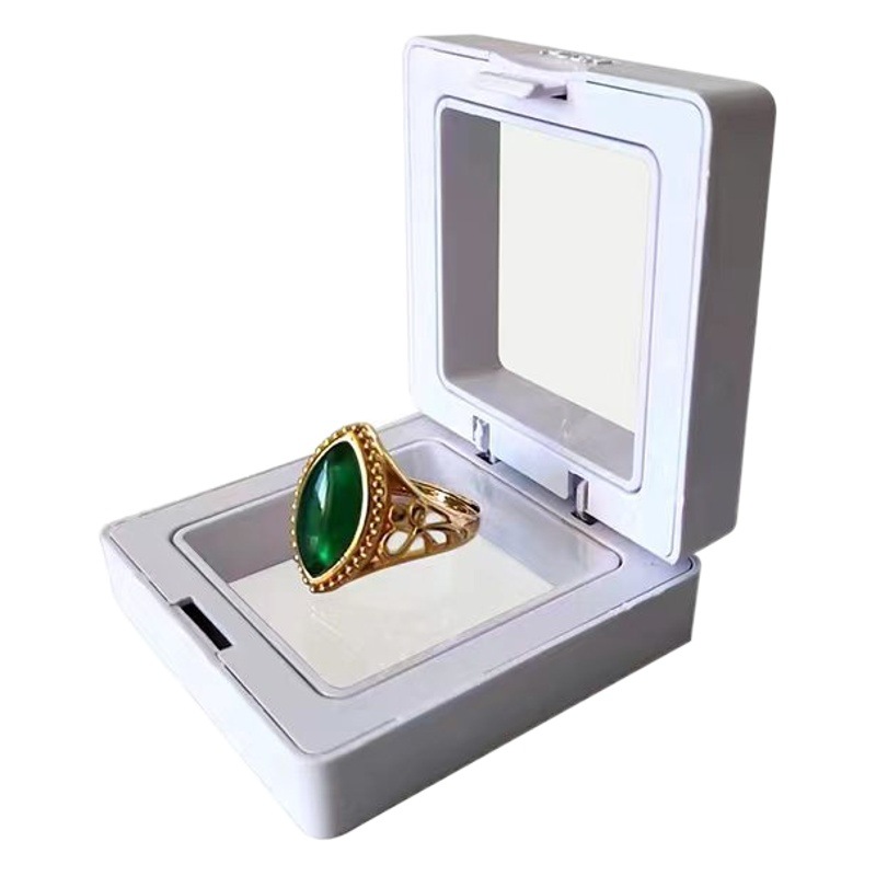 Pe Film Box Ring Box Jewelry Display Box Necklace Pendant Box Cultural Toy Bracelet Packaging Box Minimalist Style