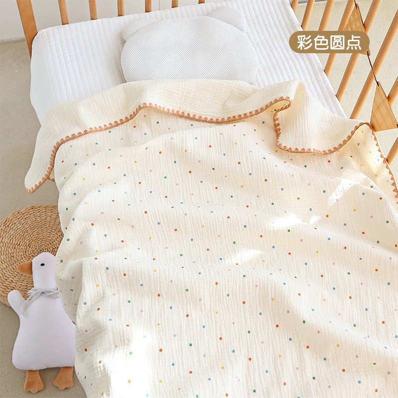 Picture of Newborn Cartoon Bag Single and Double Gauze Bath Towel Baby Four-Layer Cotton Yarn Bag Baby Blanket Children's Bag Towel