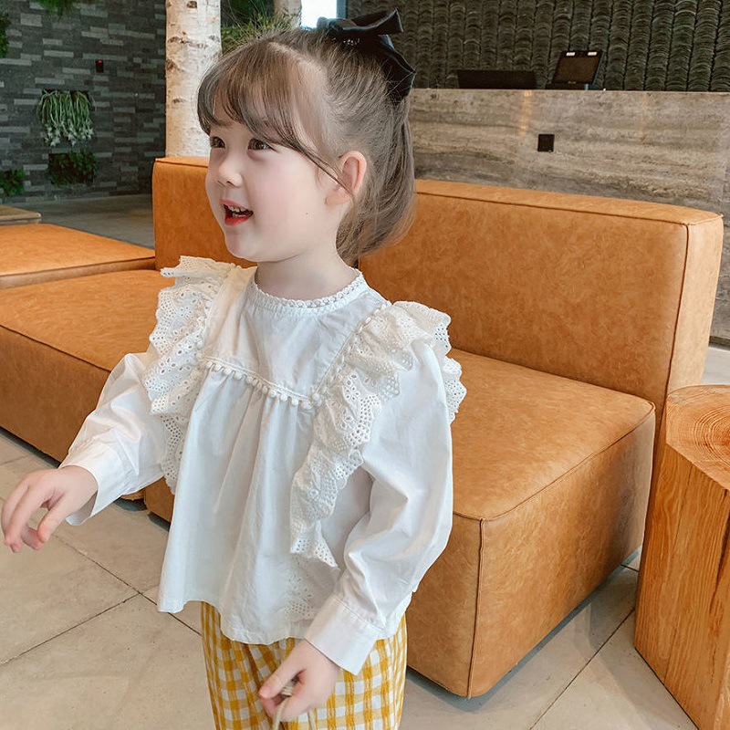 Picture of Girls' autumn shirt top 2024 New Western style children's clothing baby long sleeve Western style shirt children's clothes fashion