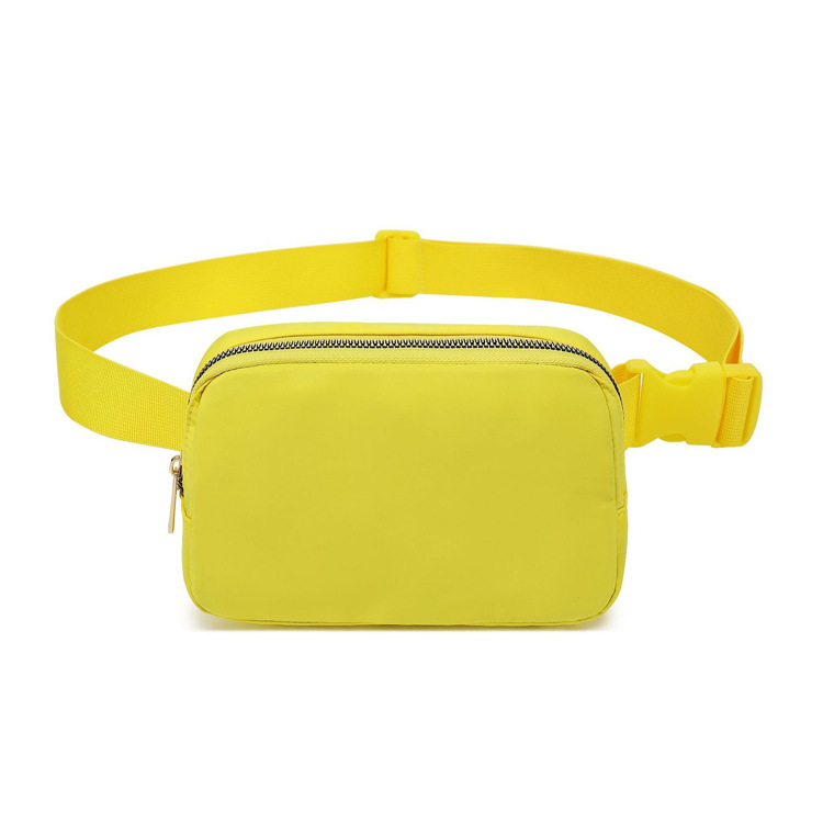 Picture of Amazon Outdoor Running Waist Bag Lulu Same Style Crossbody Bag Chest Bag for Men and Women Fashionable Nylon Waterproof Sports Waist Bag