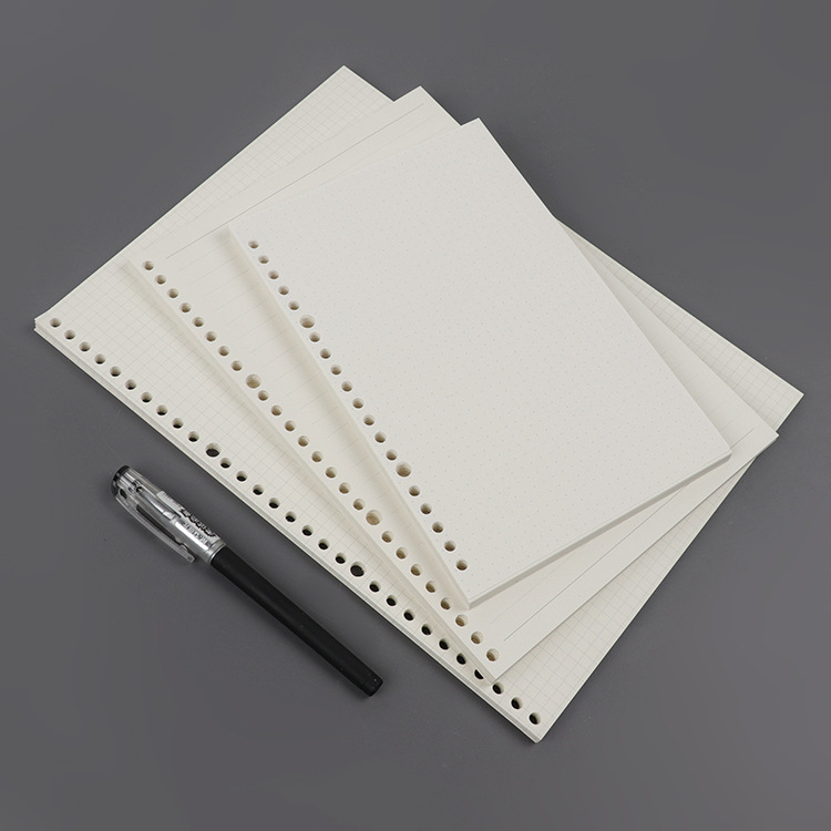 A4A5B5 loose-leaf book inner core loose-leaf paper for core 20 26 30 hole horizontal line blank square paper