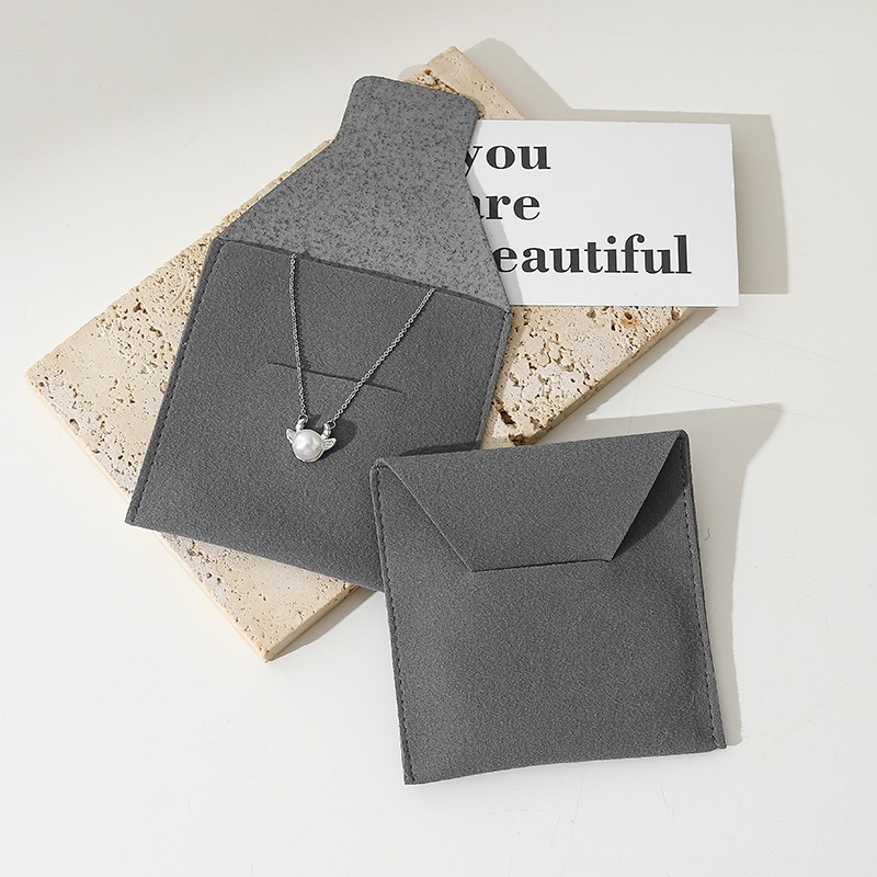 Picture of Multicolor Flannel Bag Jewelry Bag Snaps Thickened Bag Ring Necklace Anti-oxidation Jewelry Storage Bag Wholesale