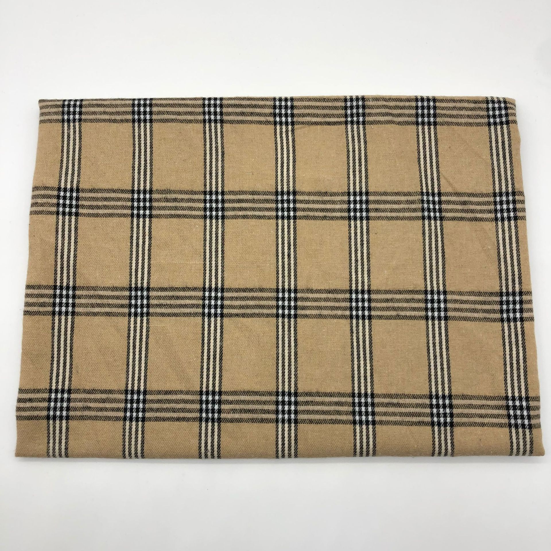 Polyester-Cotton Plaid Fabric Spring and Summer Thin Simple Yarn-Dyed Shirt Plaid Fabric Ready-Made Children's Clothing
