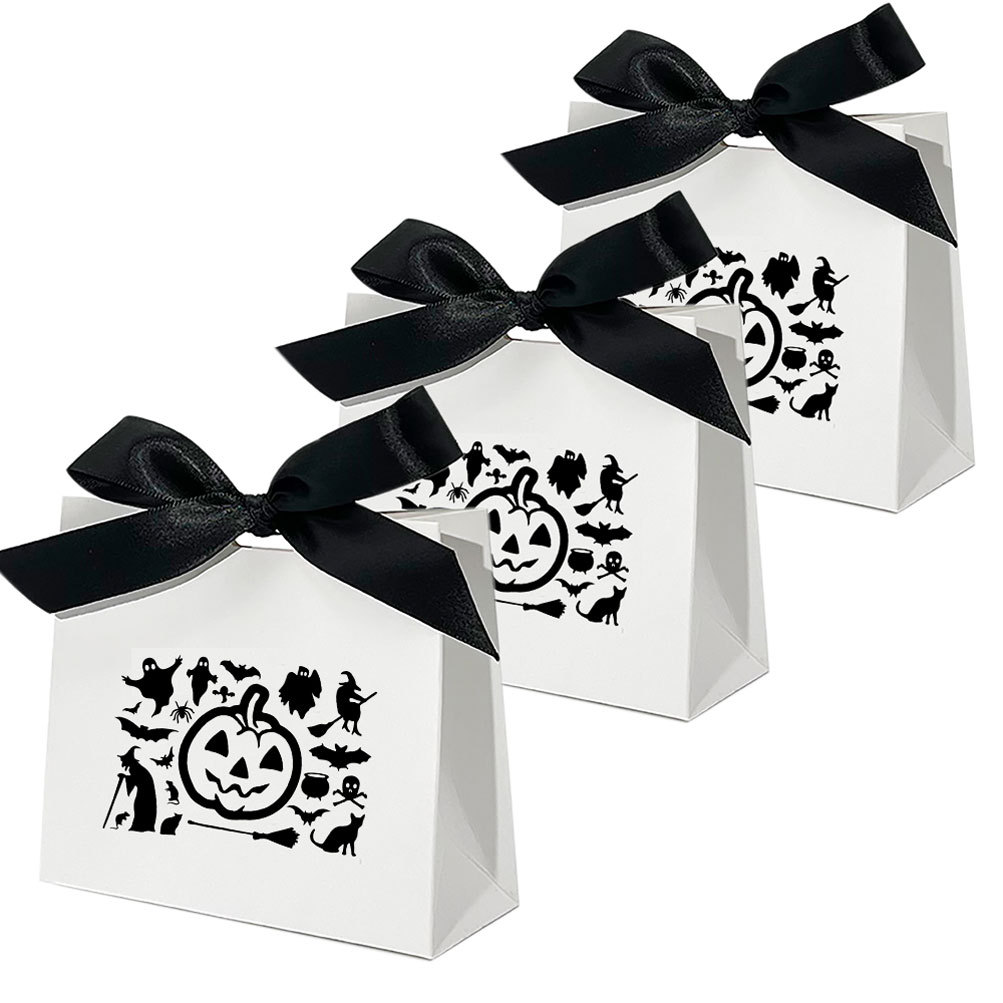 Cross-border Creative Pumpkin Halloween Party Candy Carton Personality Ghost Gift Bag Horror Holiday Decoration Supplies