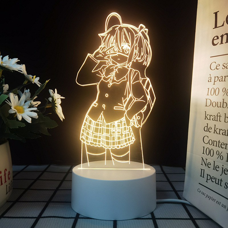 Manufacturers in the second disease also want to fall in love 3D nightlight hand bird tour six flowers luminous ornaments birthday gifts
