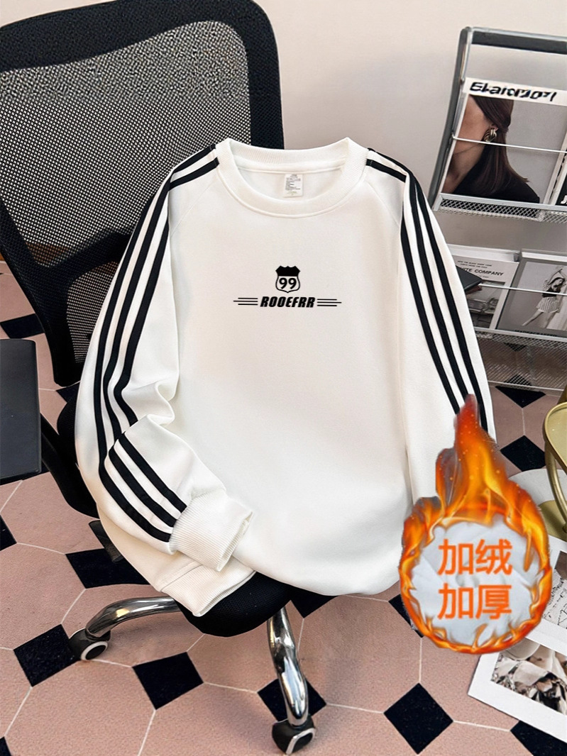 Picture of Women's Sweatshirt Ins Winter New Casual Round Neck Sweatshirt Couple Jacket Korean-style All-match Jacket