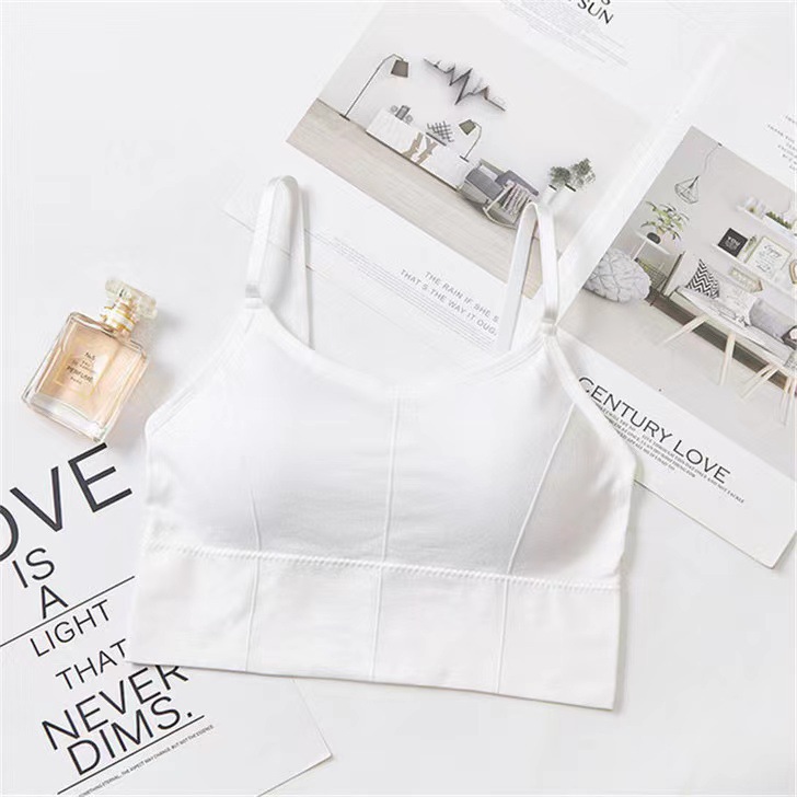 Picture of Women's wrapped chest card beauty back strap seamless underwear base inner tube top girl sports vest cross-border wholesale